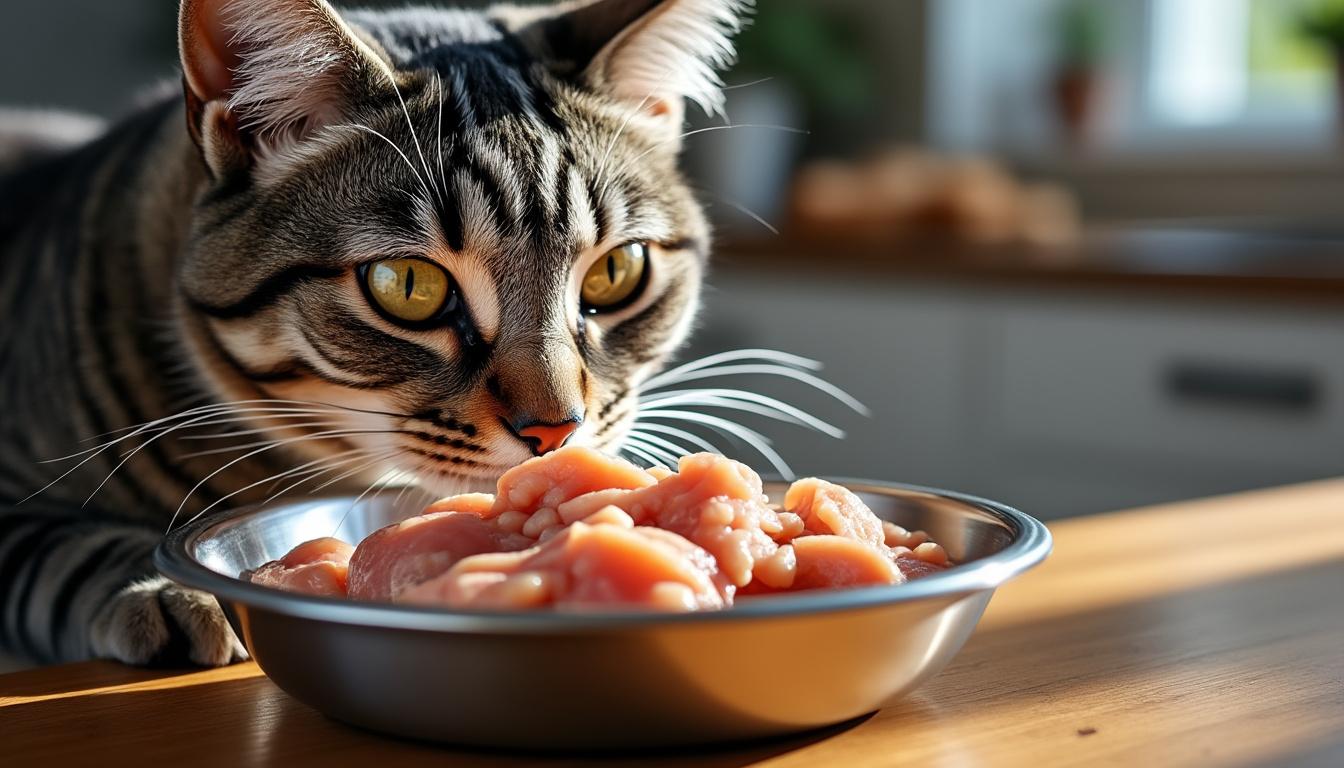 découvrez l'alimentation barf pour chat : une méthode naturelle basée sur des aliments crus, idéale pour la santé, la vitalité et le bien-être de votre félin. conseils, avantages et recettes pour débuter !