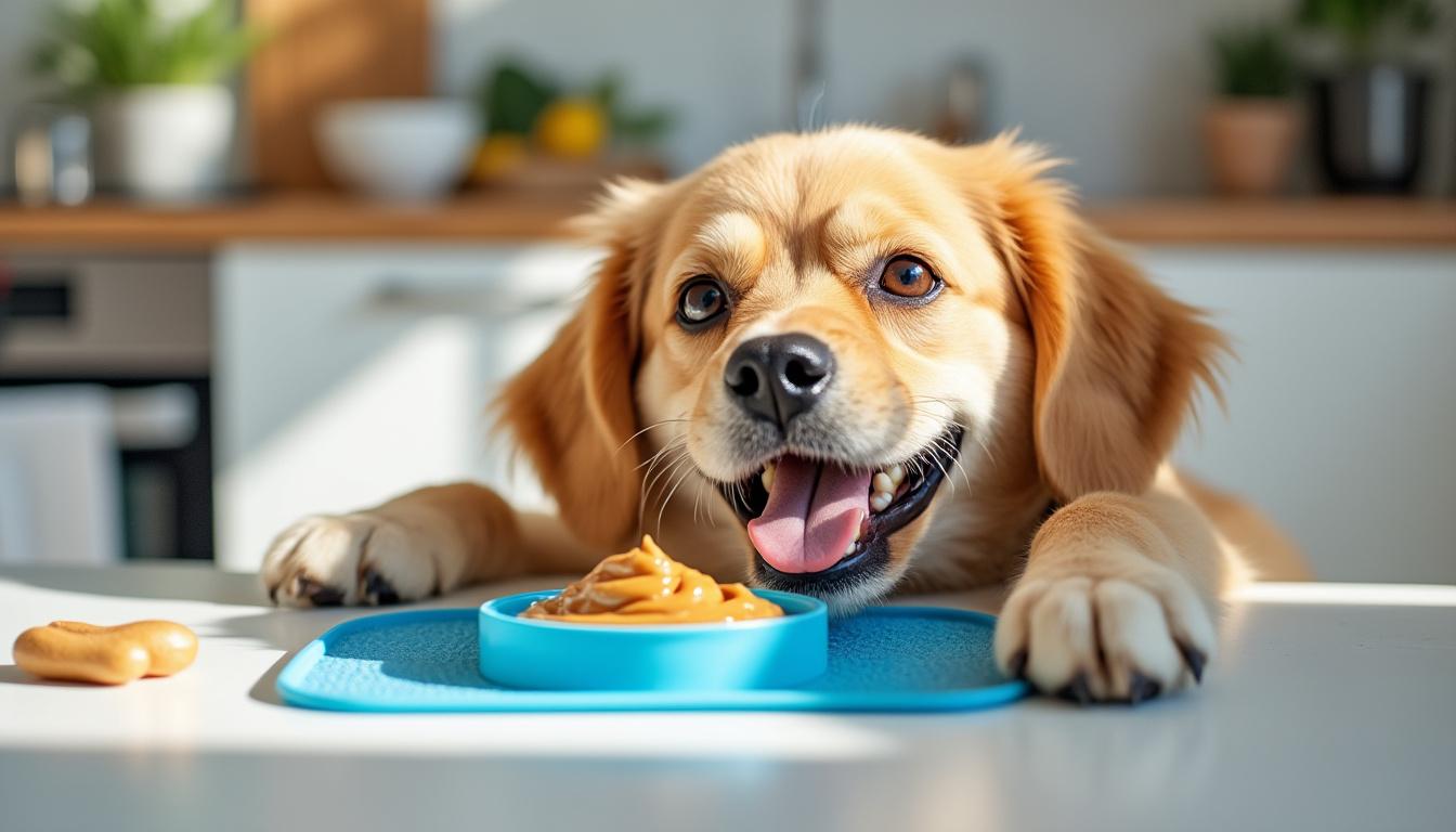 découvrez les bienfaits du beurre de cacahuète pour chien : conseils d'utilisation, bienfaits nutritionnels et précautions à prendre pour régaler votre compagnon en toute sécurité.