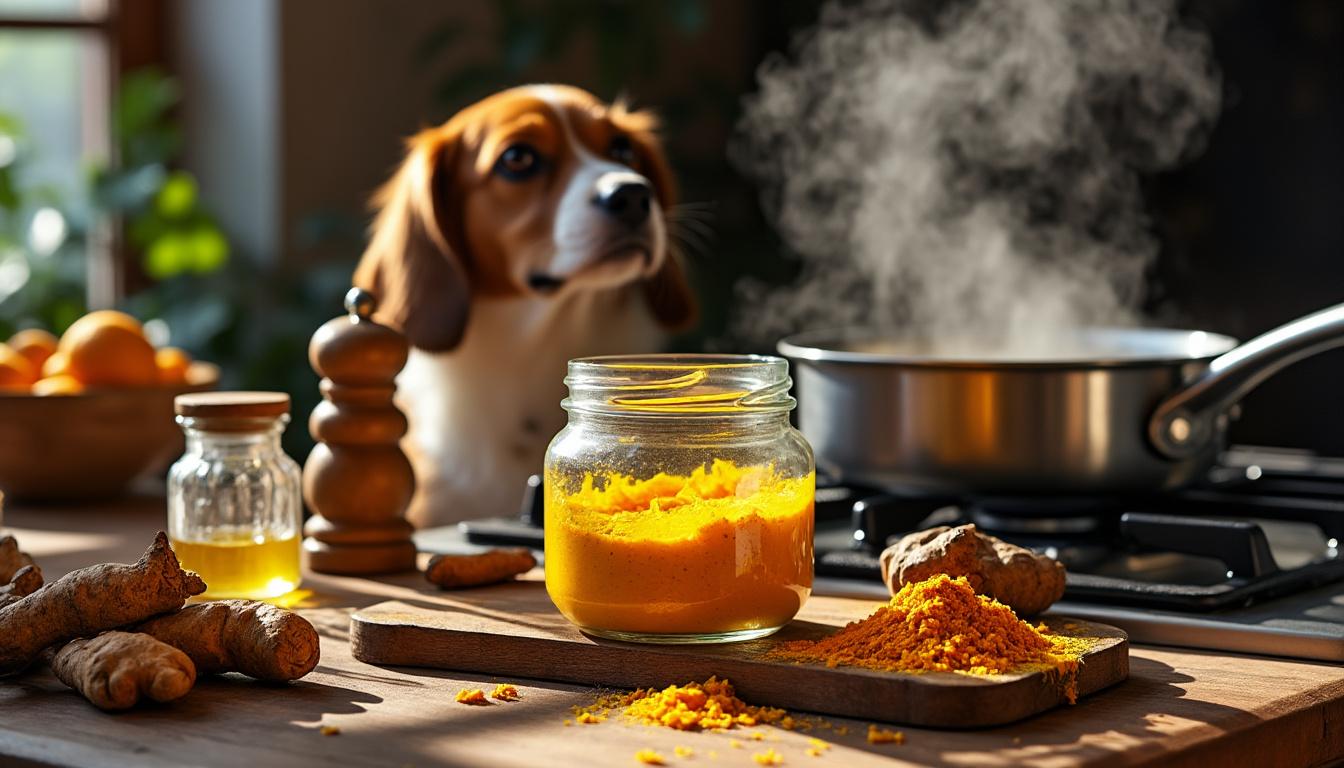 découvrez les bienfaits du curcuma pour les chiens, ses effets sur la santé canine et comment l'intégrer sans danger à l'alimentation de votre animal.