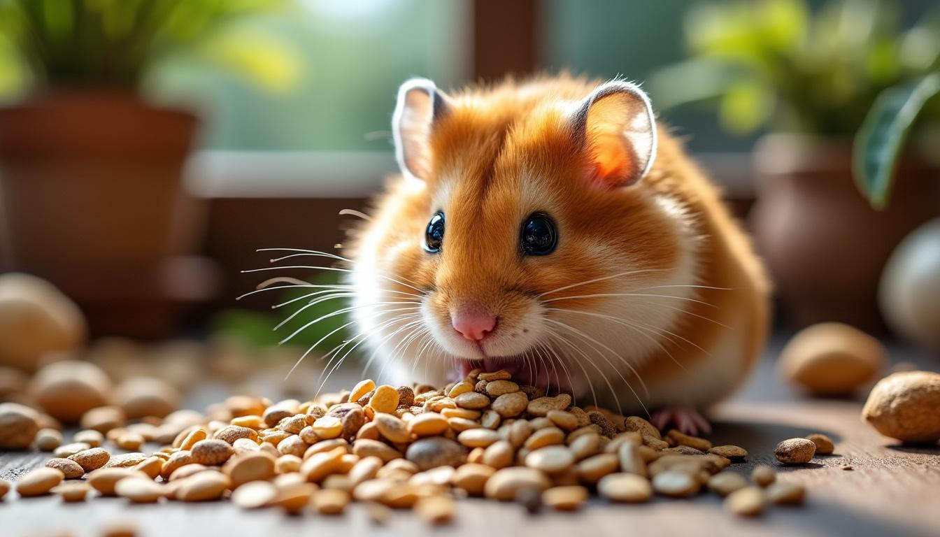 découvrez l'alimentation idéale du hamster : aliments recommandés, portions adaptées et conseils pour garantir la santé et le bien-être de votre petit rongeur.