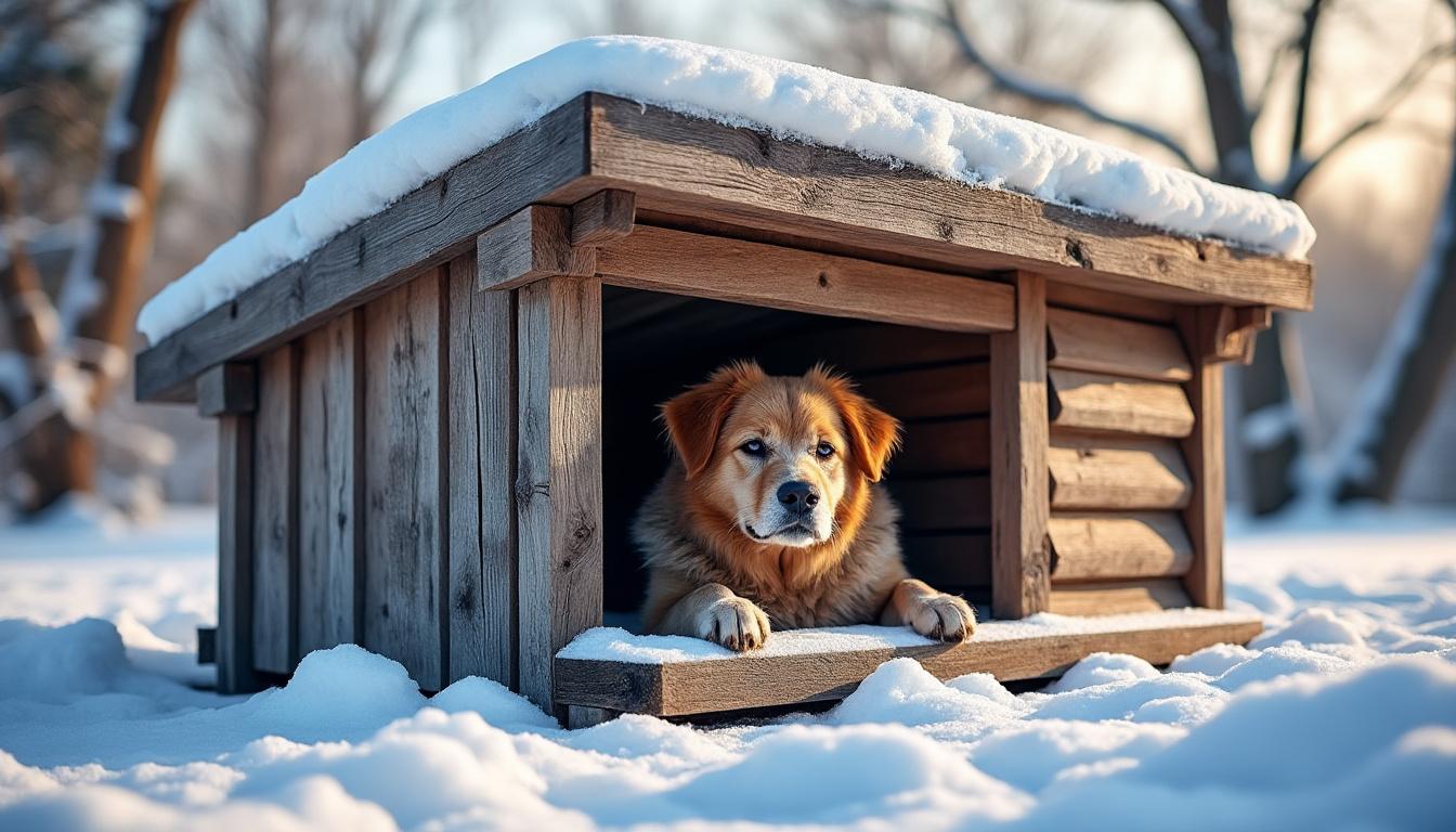 découvrez notre sélection de niches pour chien d'extérieur adaptées à l'hiver, offrant chaleur et protection optimale à votre compagnon même par temps froid.